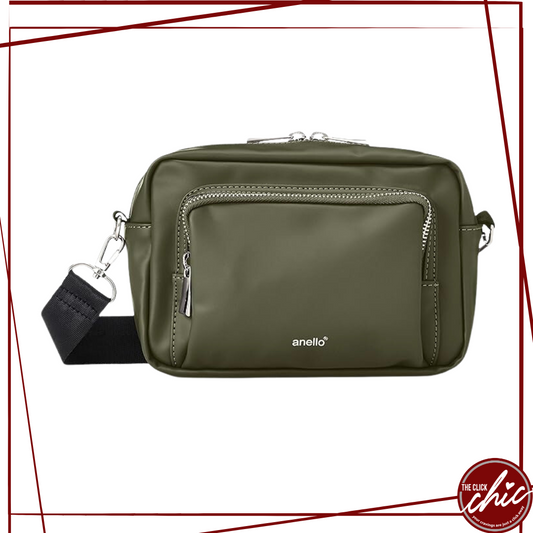 Anello Soil Shoulder Bag Olive