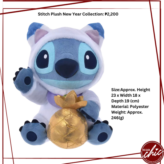 Stitch Plush New Year Collection