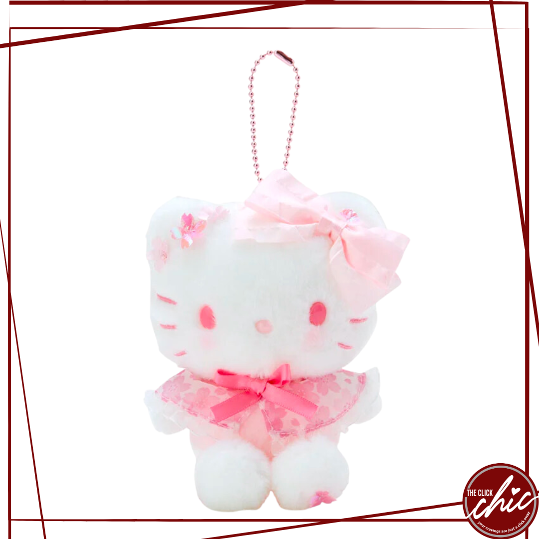 Pre-order: Hello Kitty Sakura Plushie Keychain