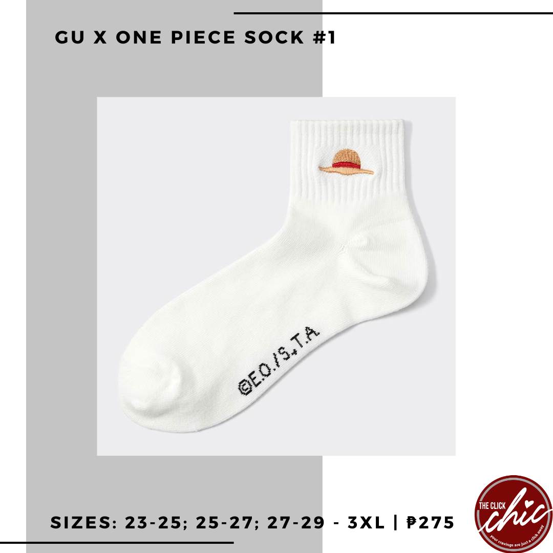 GU x One Piece Sock Design #1