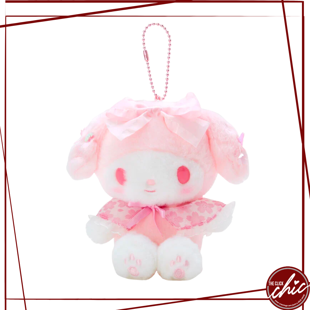 Pre-order: My Melody Sakura Plushie Keychain