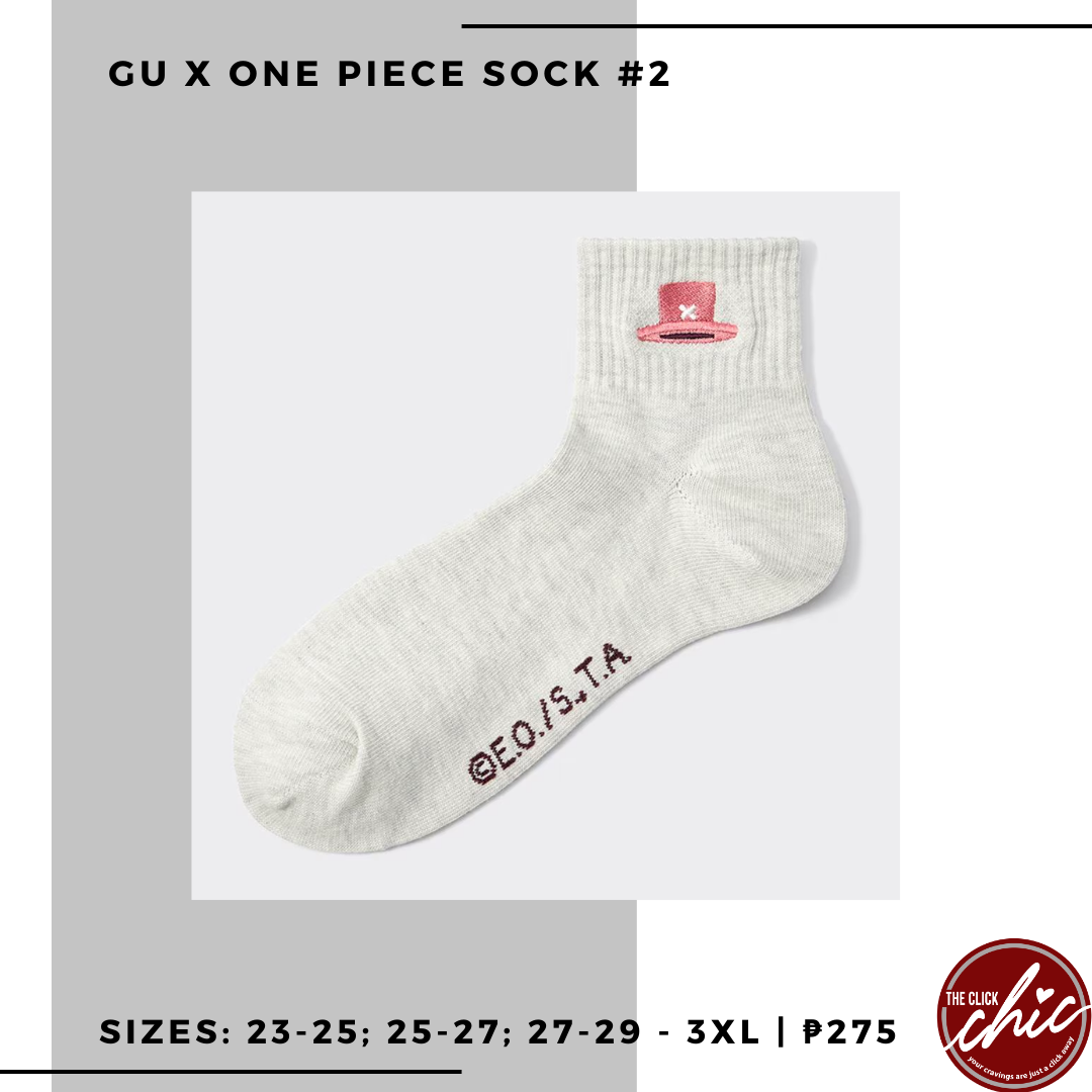 GU x One Piece Sock Design #2