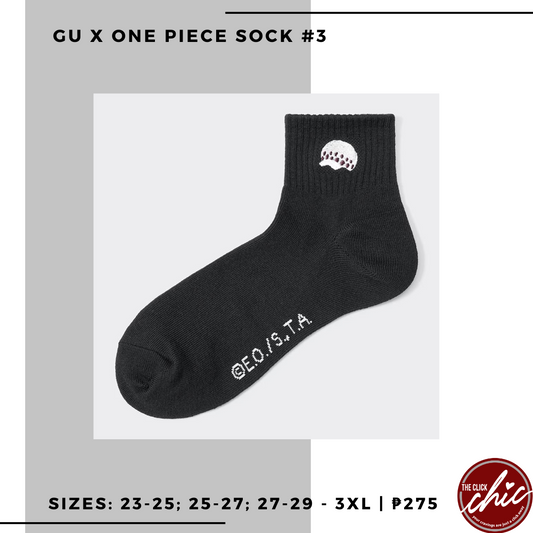 GU x One Piece Sock Design #3