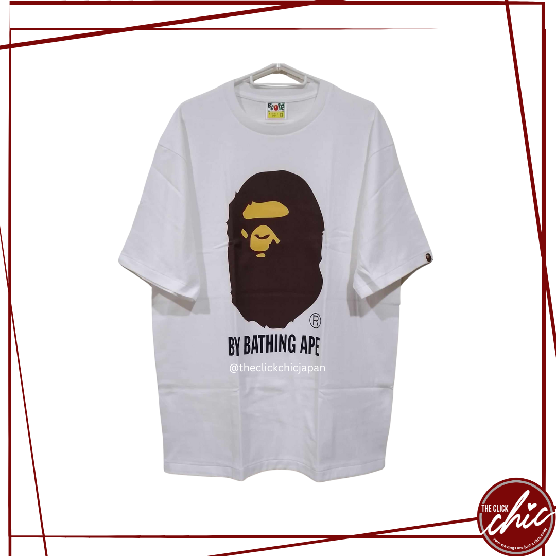 Big APE Head | By Bathing Ape | Black Print White Body