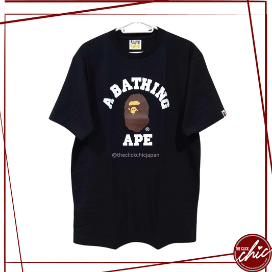 APE Head | A Bathing Ape | White Print Black Body