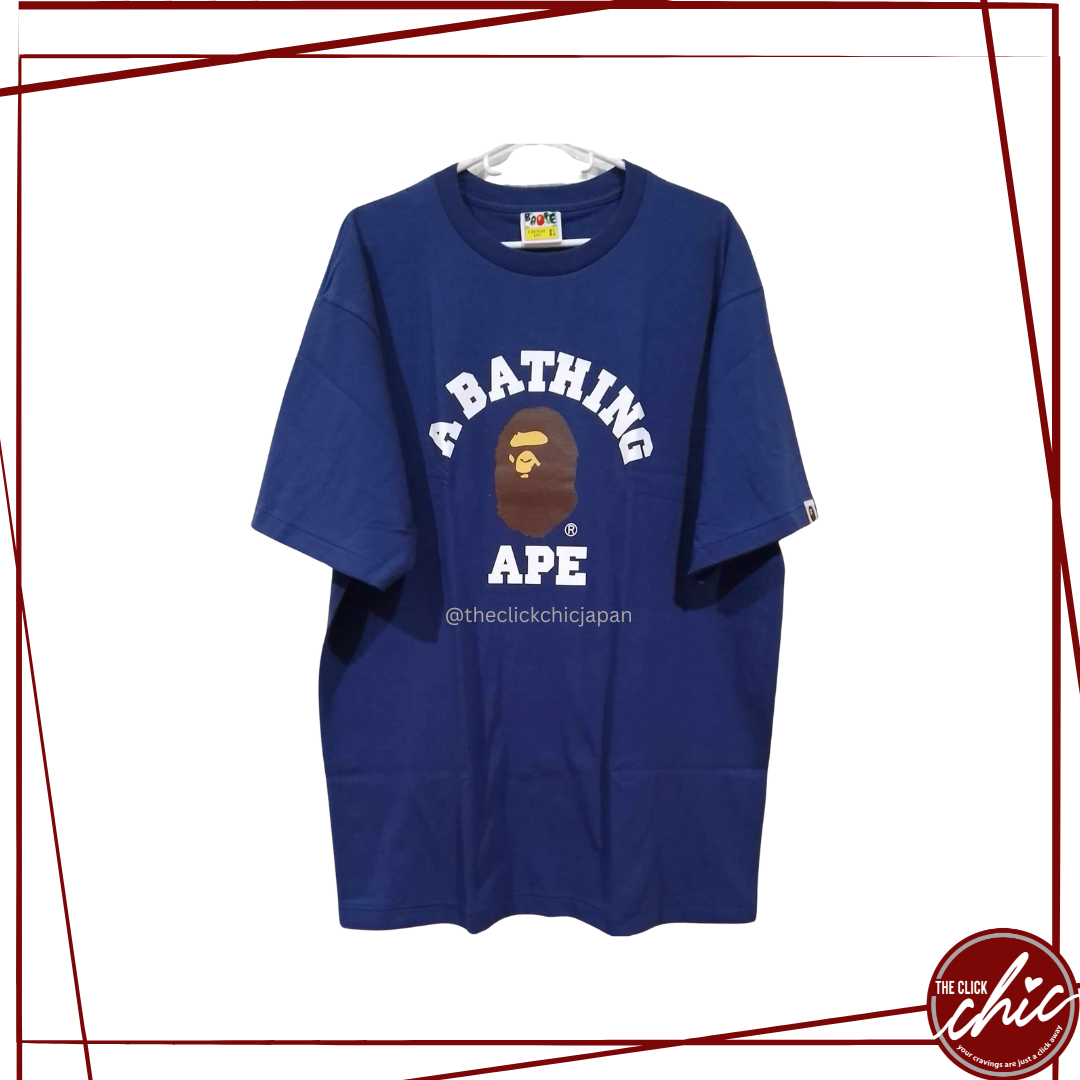 APE Head | A Bathing Ape | White Print Blue Body