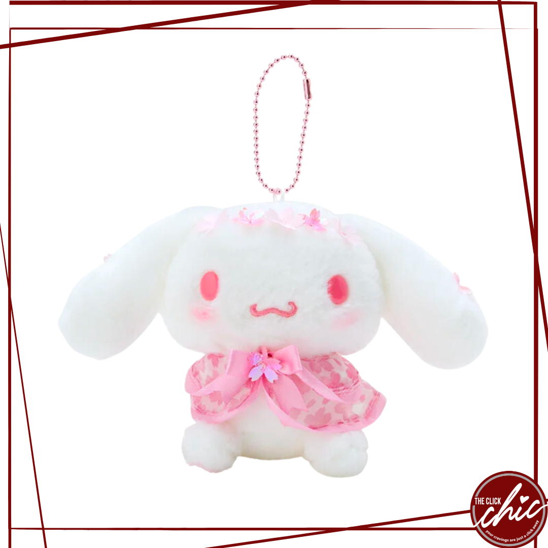 Pre-order: Cinnamoroll Sakura Plushie Keychain