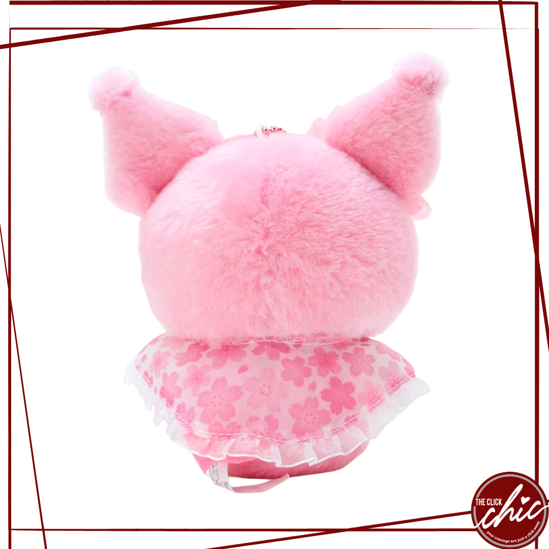 Pre-order: Kuromi Sakura Plushie Keychain