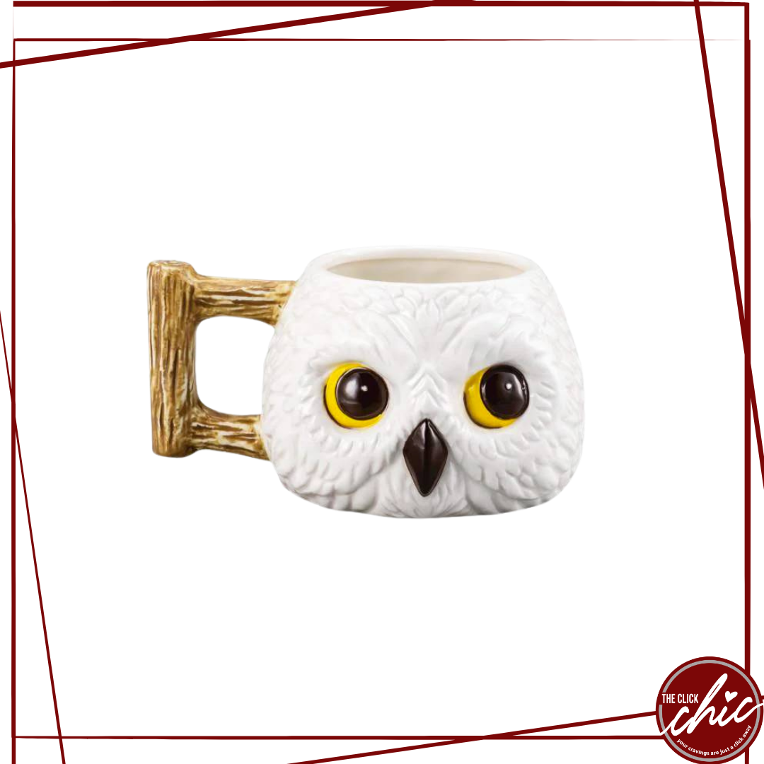 Wizarding World Harry Potter  Hedwig Ceramic 3D Face Mug