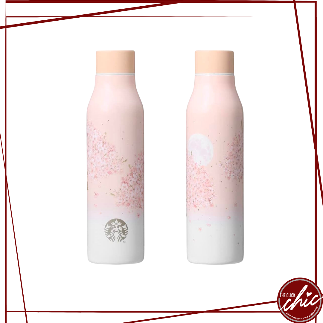 Starbucks Japan Sakura 2023 Stainless Steel Bottle Romantic Blossom 384ml