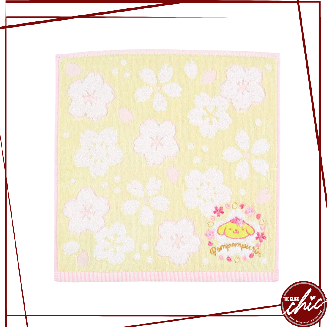 Pre-order: Pompompurin Sakura Face Towel