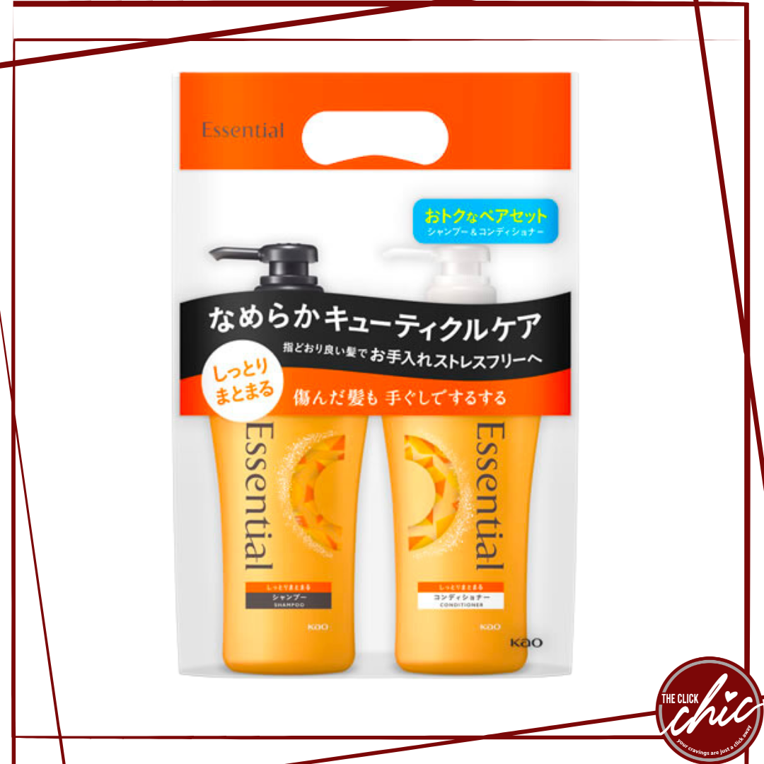 Essential Moist Shampoo & Conditioner [Pump Set]