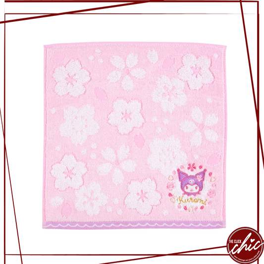 Pre-order: Kuromi Sakura Face Towel