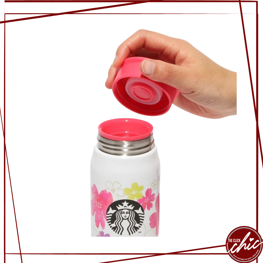 Pre-order: Stainless Steel Mini Bottle White 355ml