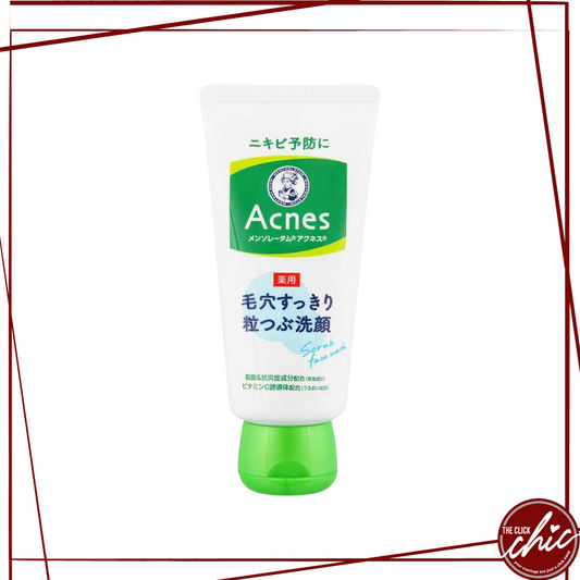 Acnes Mentholatum Medicated Pore Cleansing & Scrub Facial Cleanser