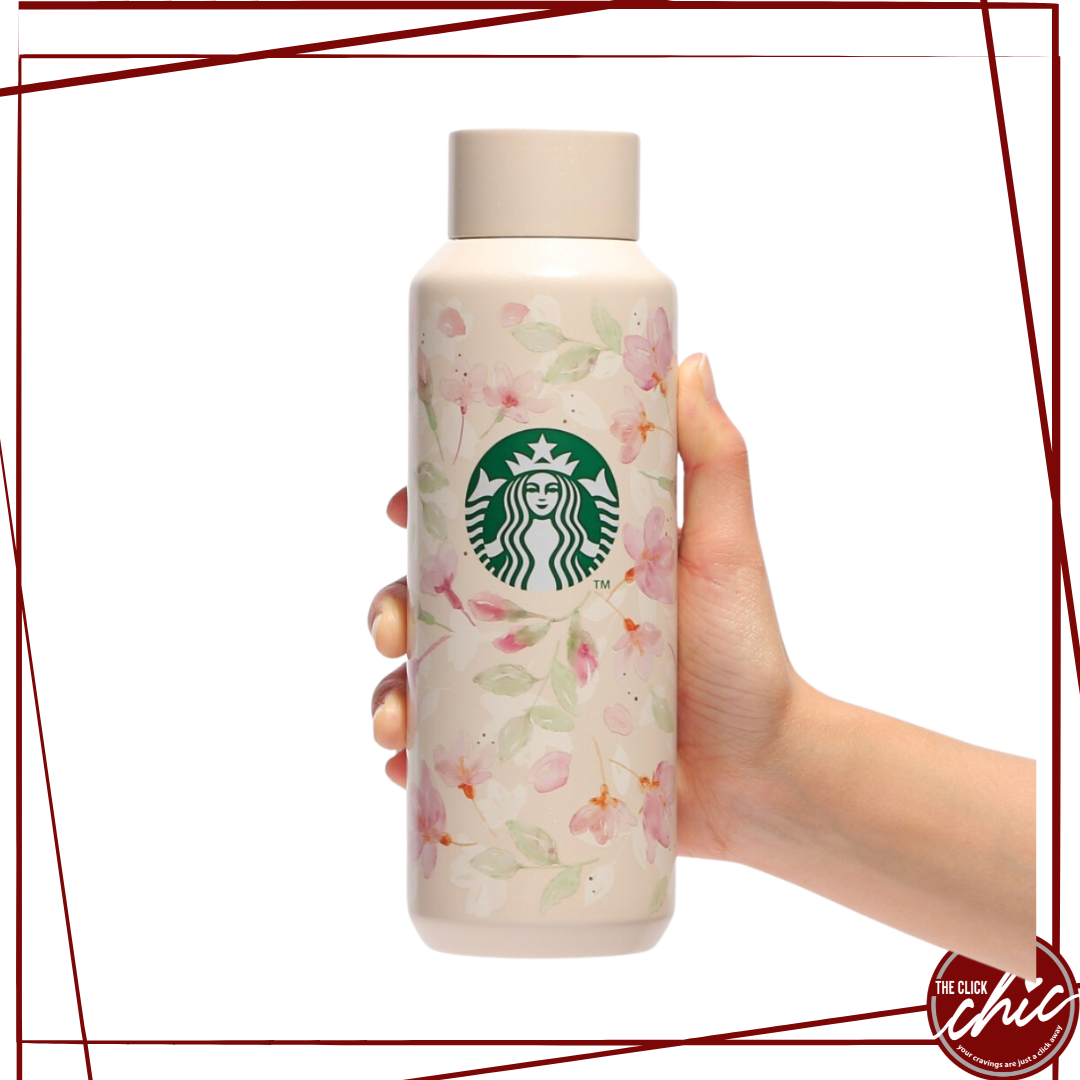 Pre-order: Wave 2 SAKURA2024 Stainless Steel Bottle Natural 473ml