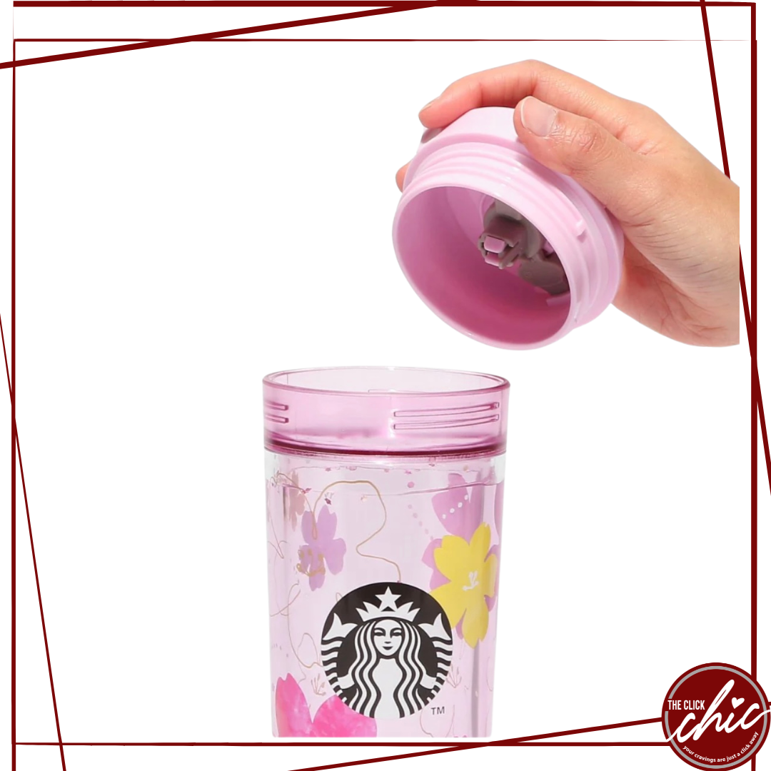 Pre-order: Water Tumbler Pink Glitter 473ml