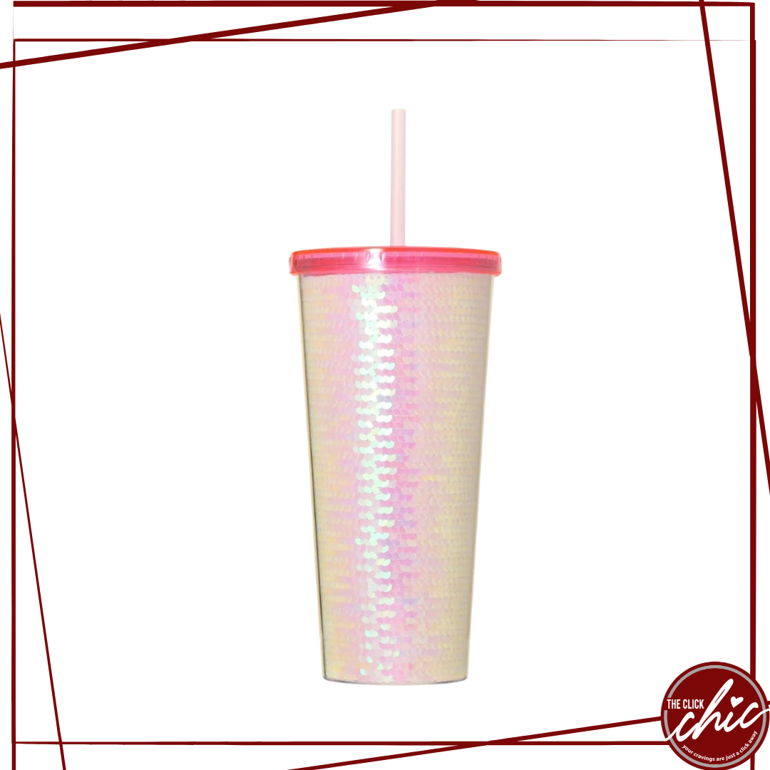 Pre-order: Cold Cup Tumbler Sequins 651ml