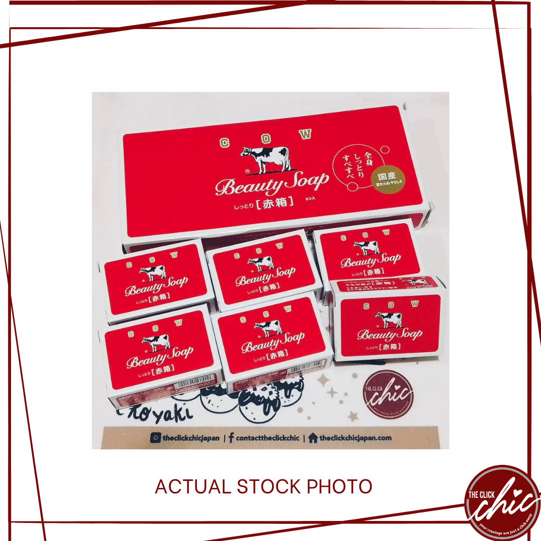 Cow Soap Red Box of 6