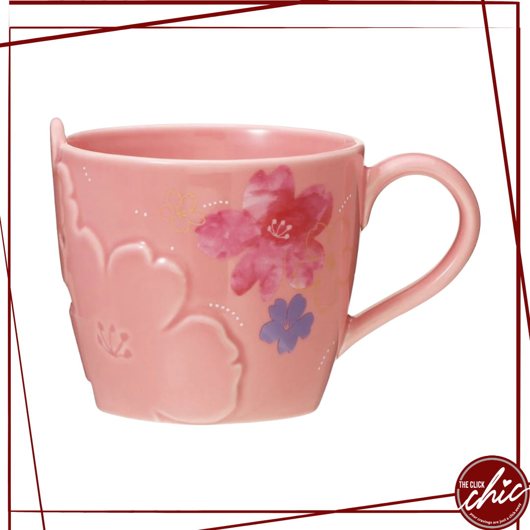 Pre-order: Mug Flower Emboss 355ml