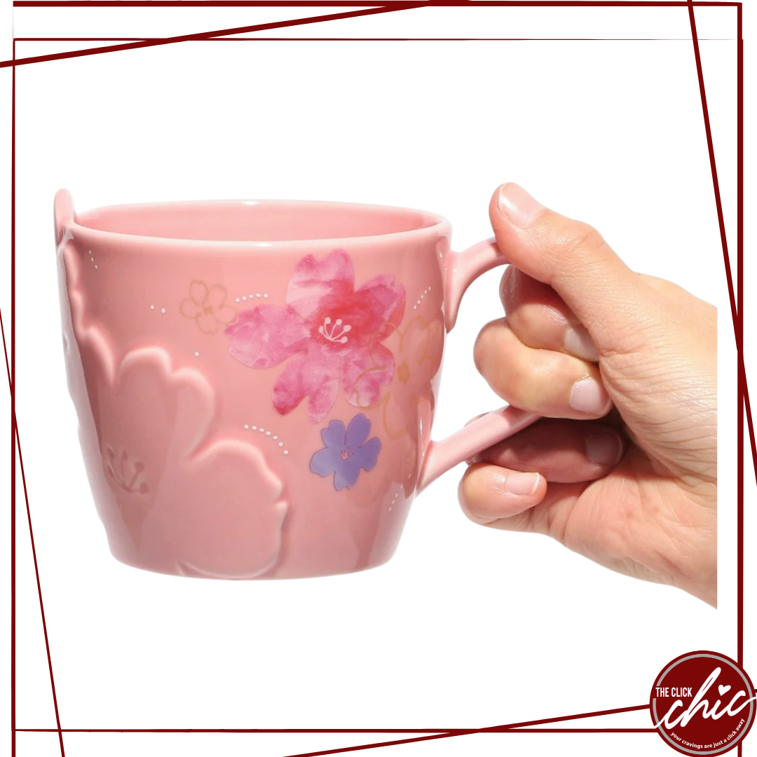 Pre-order: Mug Flower Emboss 355ml