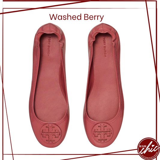 Mini Travel Ballet Patent Leather - Washed Berry