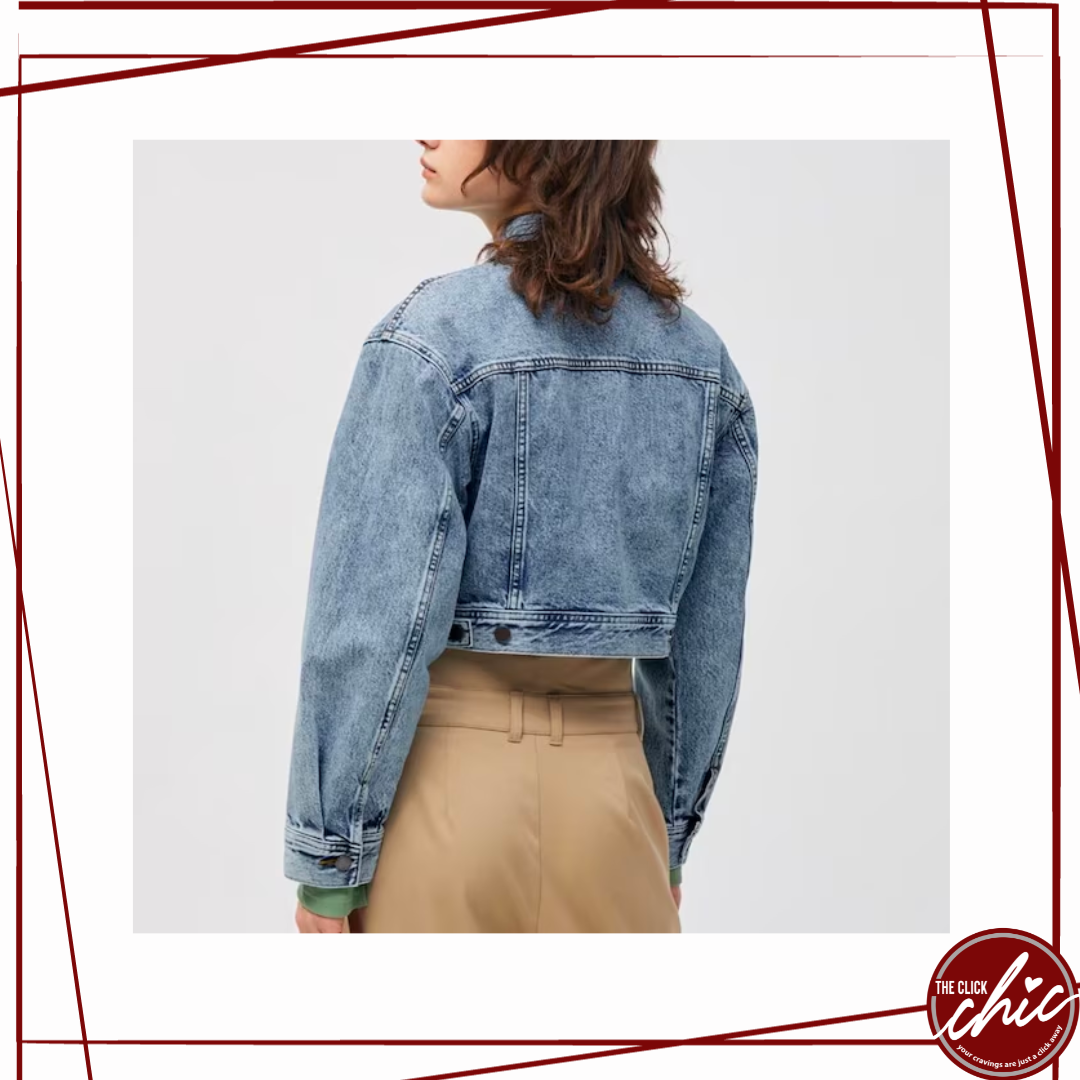 Denim Cropped Jacket