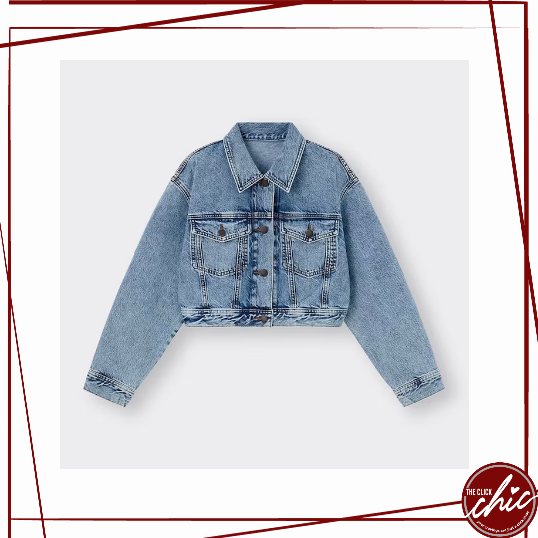 Denim Cropped Jacket