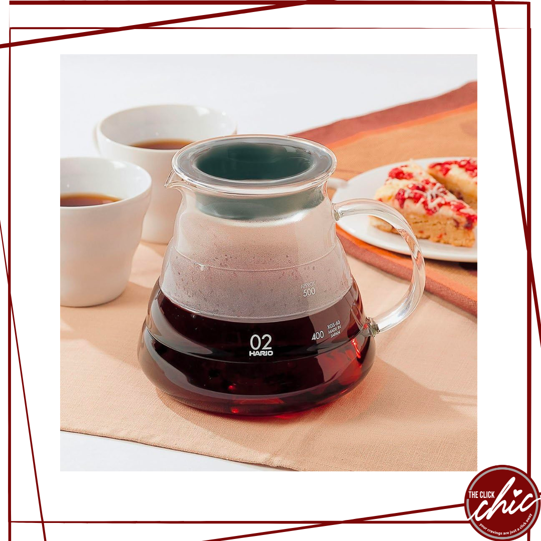 Hario V60 Range Server Coffee Drip 600ml Clear