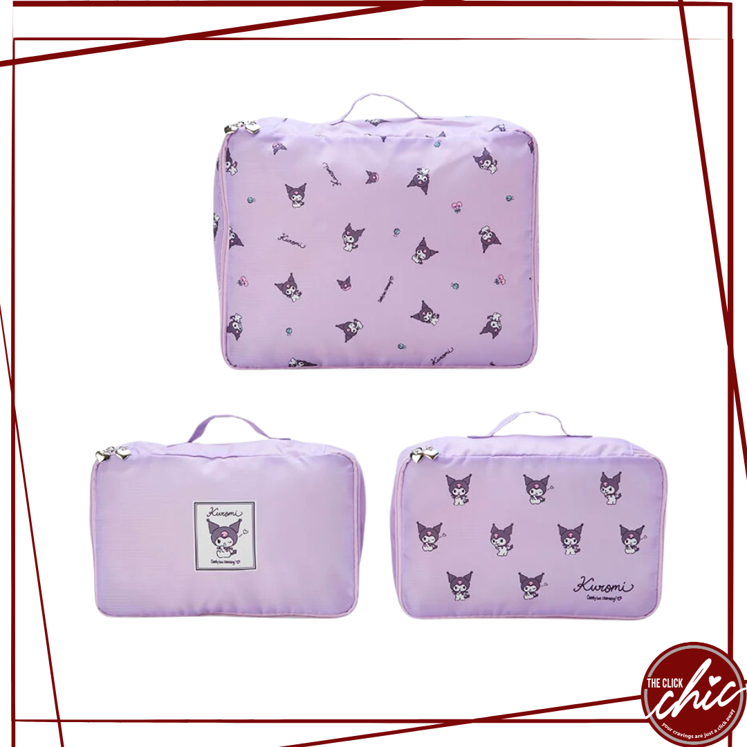 Kuromi Travel Inner Case Set of 3