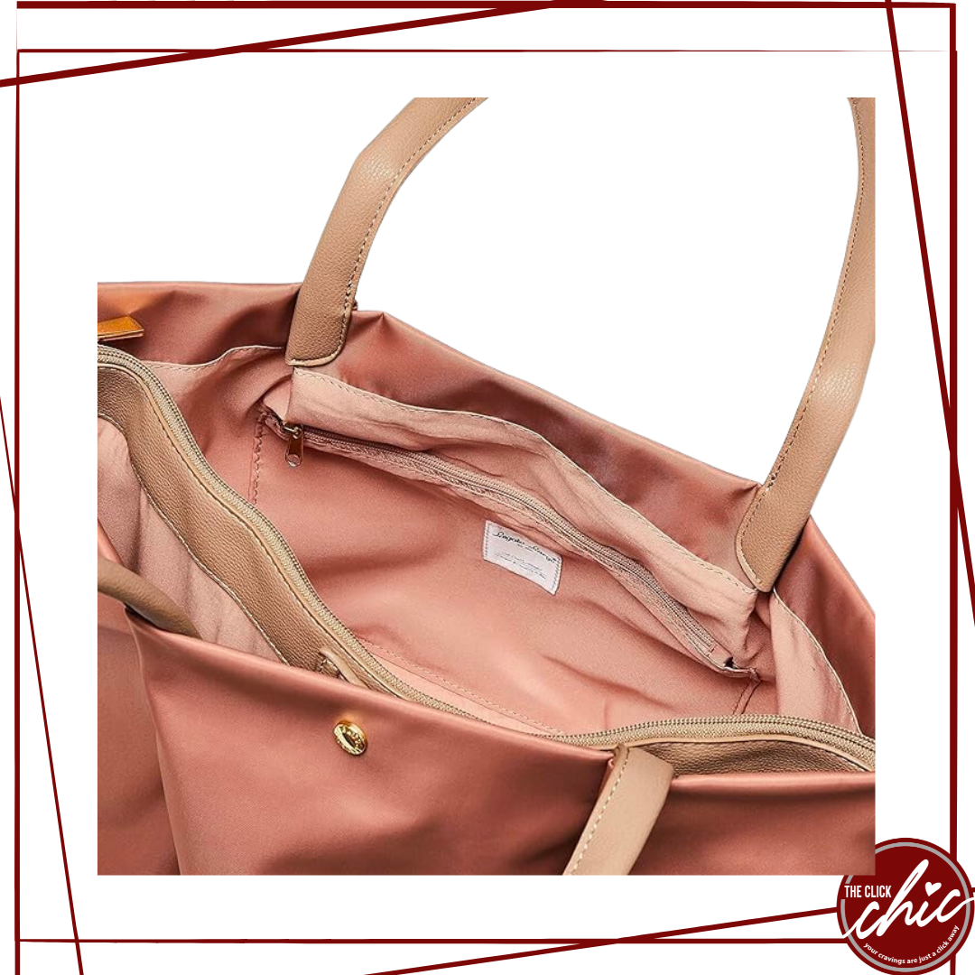 Legato Largo Shoulder Comfort Series Tote Bag Pink | Beige