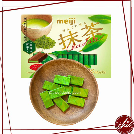 Meiji Matcha Chocolate Blocks