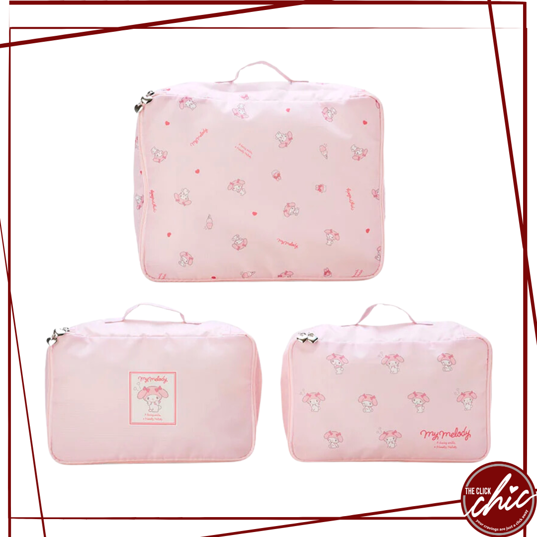 My Melody Travel Inner Case Set of 3