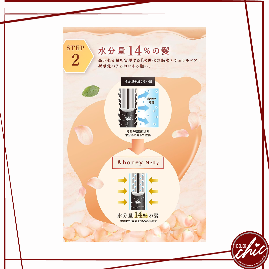 &honey Melty Moist Repair Shampoo Treatment Refill Set (350ML each)