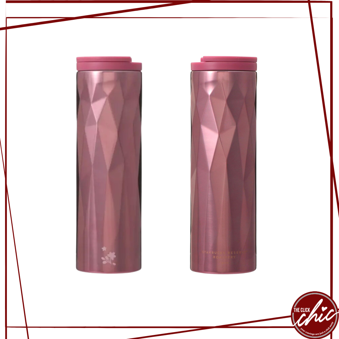 Starbucks Reserved Sakura 2022 Stainless Tumbler Facet 473ml