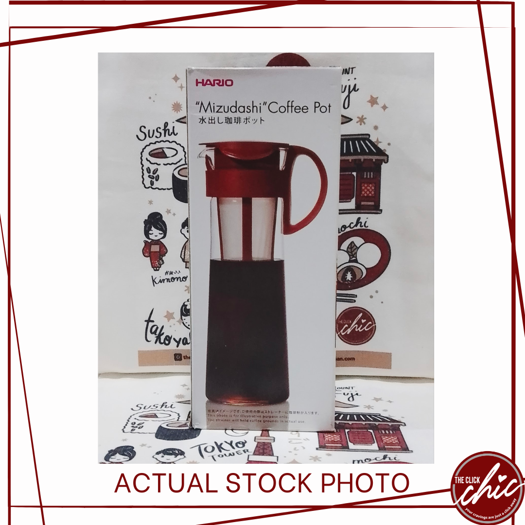 Hario Cold Brew Coffee Pot 1000ml Red